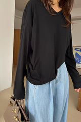 Pima V Neck Tee