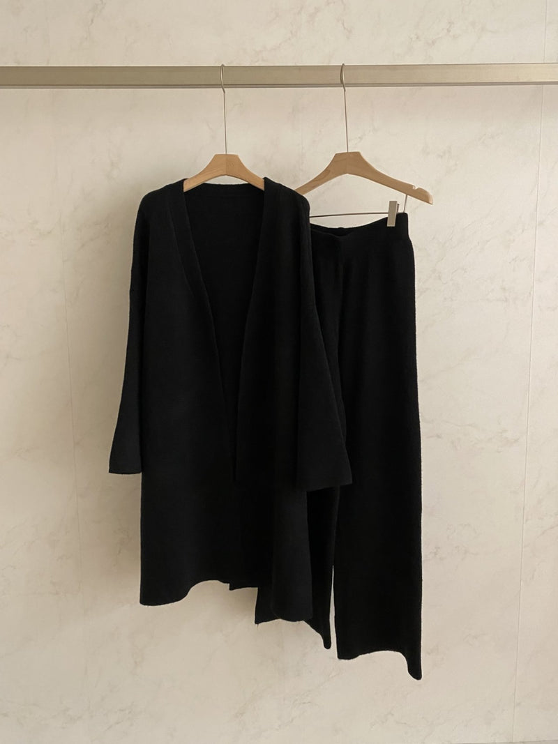 Overfit Cardigan Set