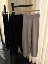 Raccoon Knit Pants, women's raccoon wool knit pants