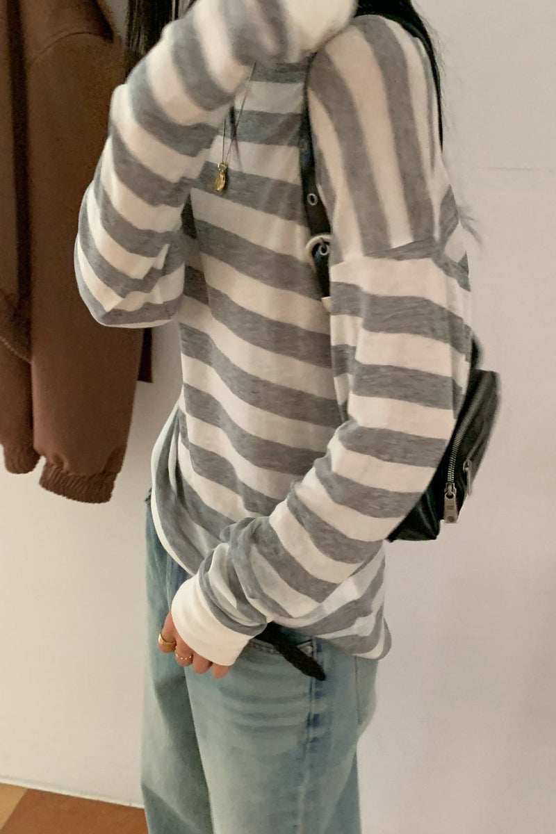 Wool Stripe Tee