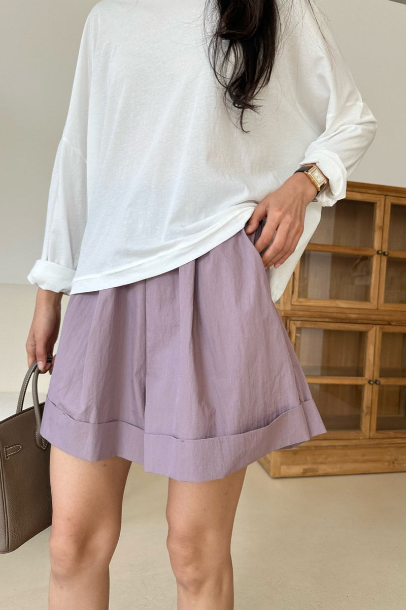 Roll Up Banded Shorts