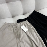 Corduroy Banding Pants, women's wide leg corduroy pants