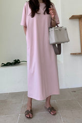 Pre-shrunk Maxi Tee Dress