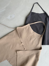 Apron Suede Top
