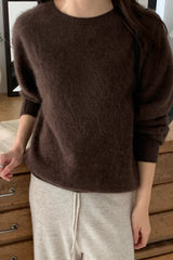 Hairy Wool-Cash Knit