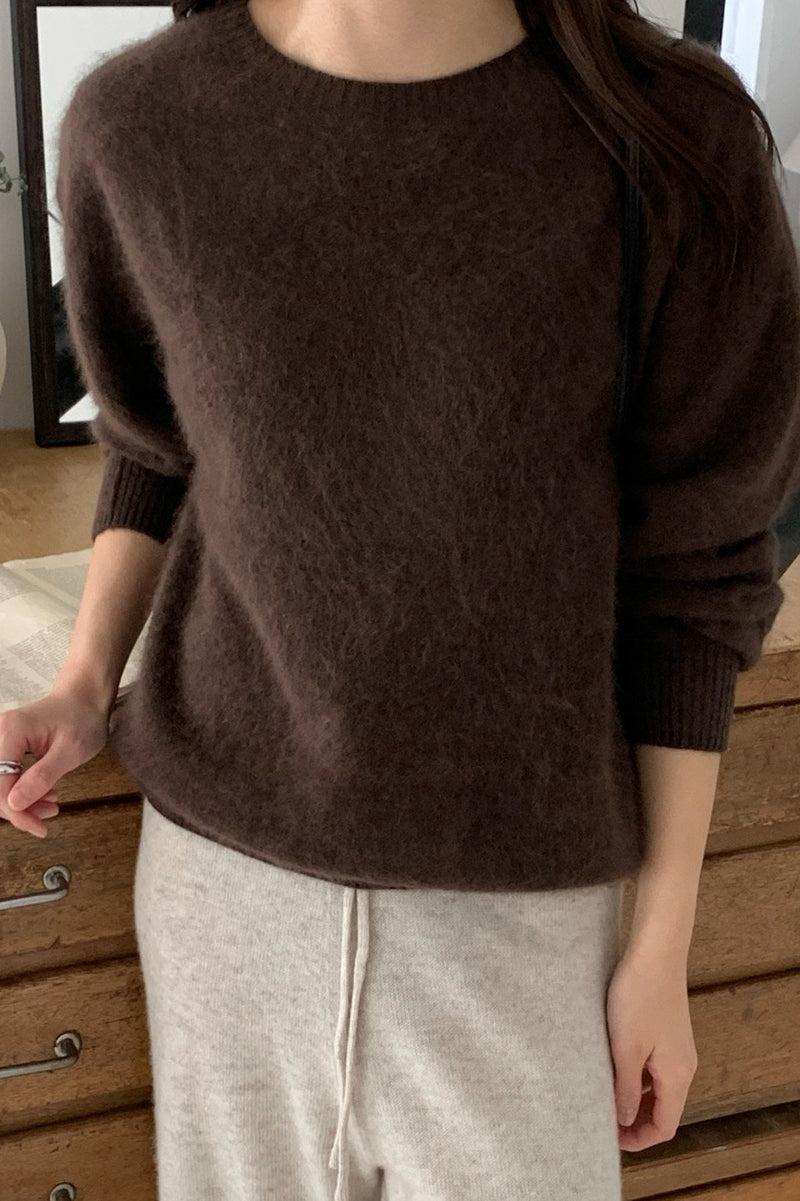 Hairy Wool-Cash Knit