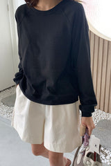 Linen Raglan Tee