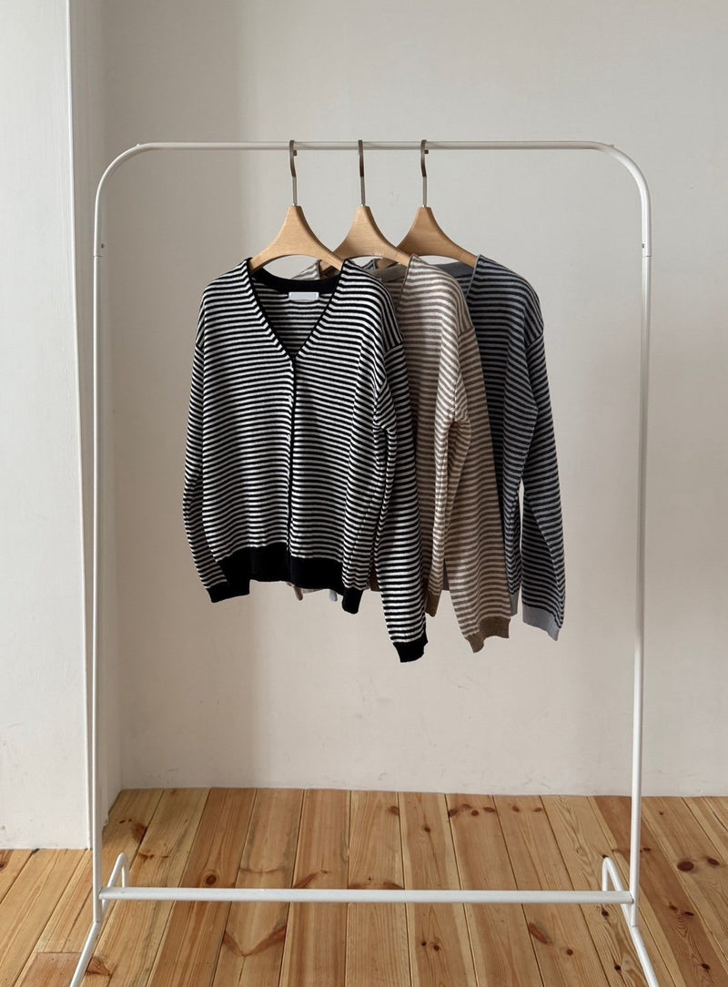 Classic Stripe Cardigan