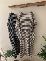 Balloon Stripe Tee Dress