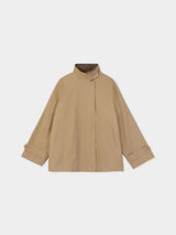High Neck Half Trench Coat