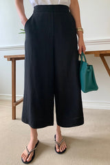 Tencel Wide Banded Pants