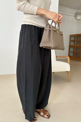 Cupro Tip Banding Pants