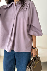 Cube Collar Blouse