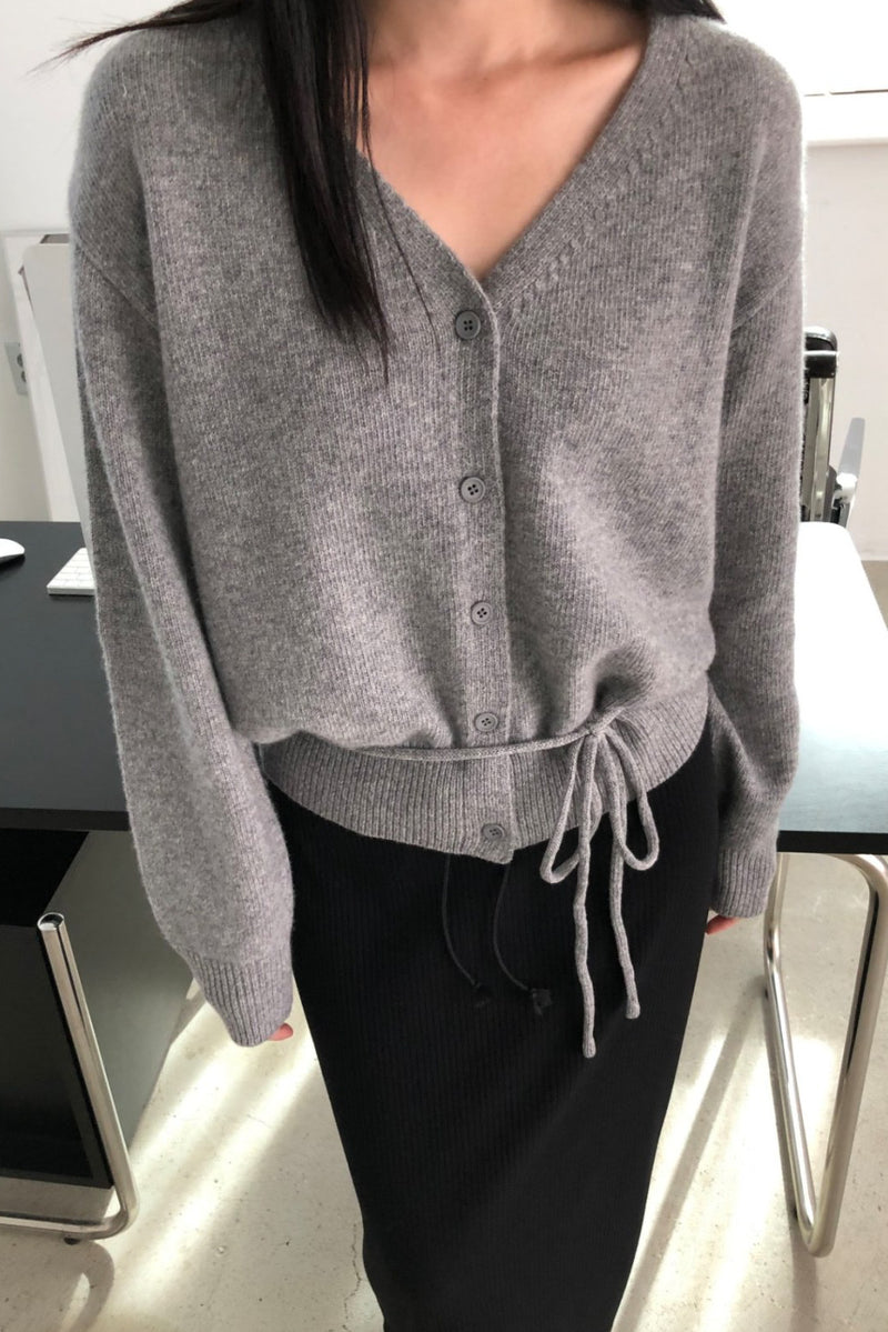 Soft Tie Waist Cardigan