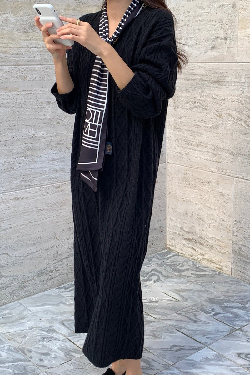 Cable Knit Dress