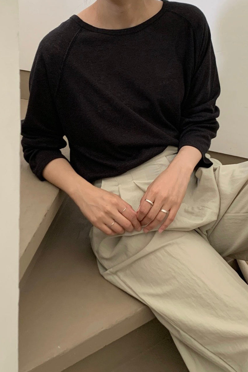 Linen Loose Tee