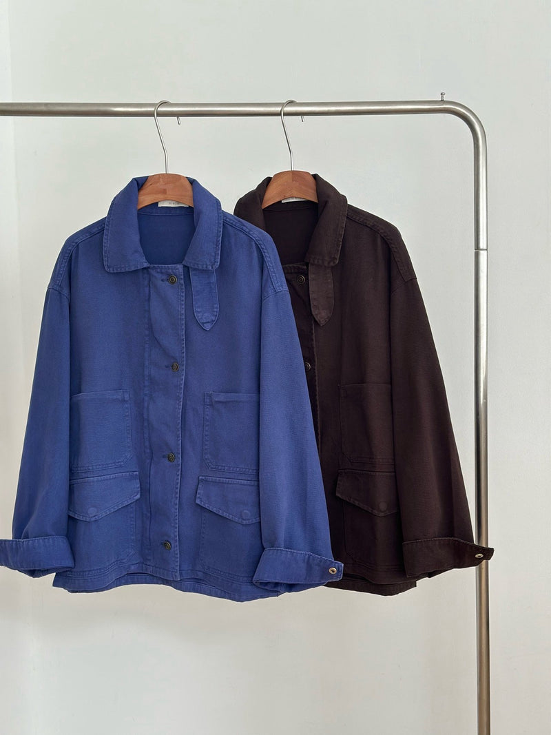 Washed Collar Jacket