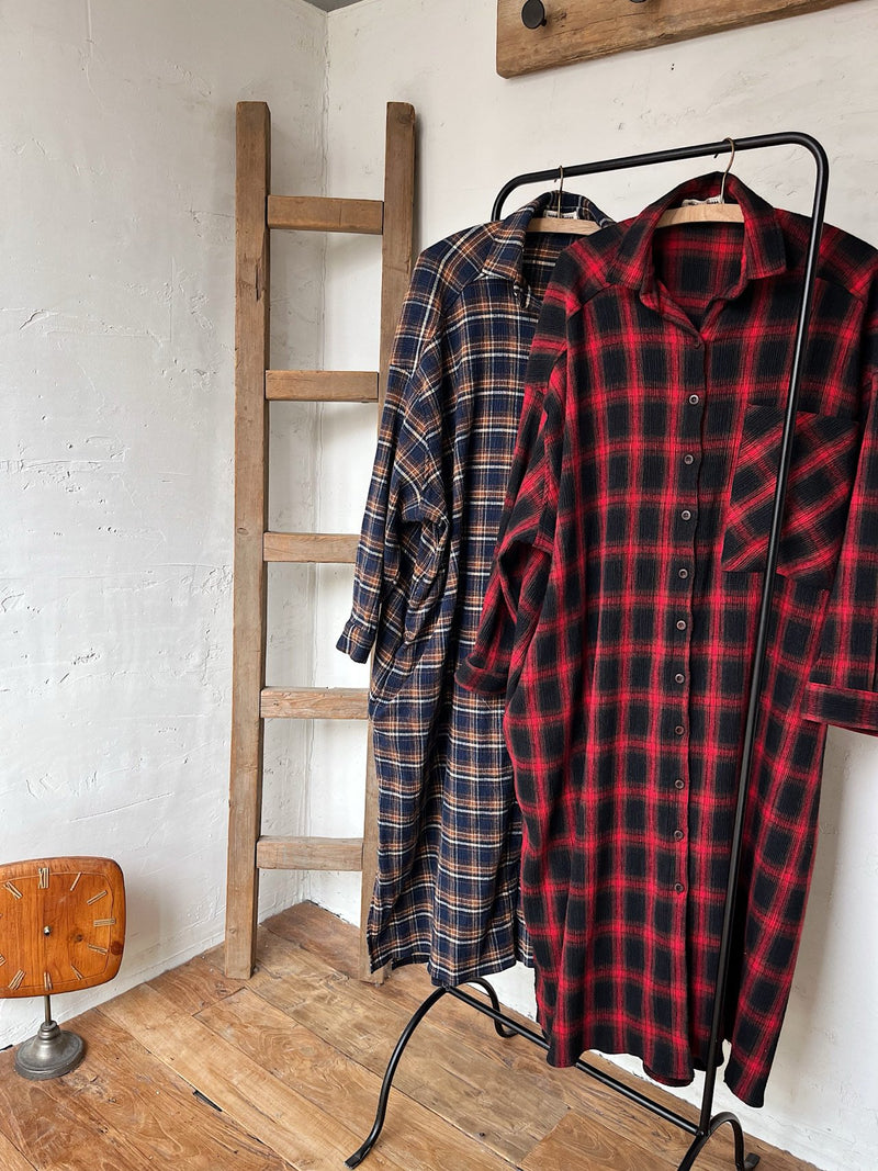 Vintage Maxi Check Shirt