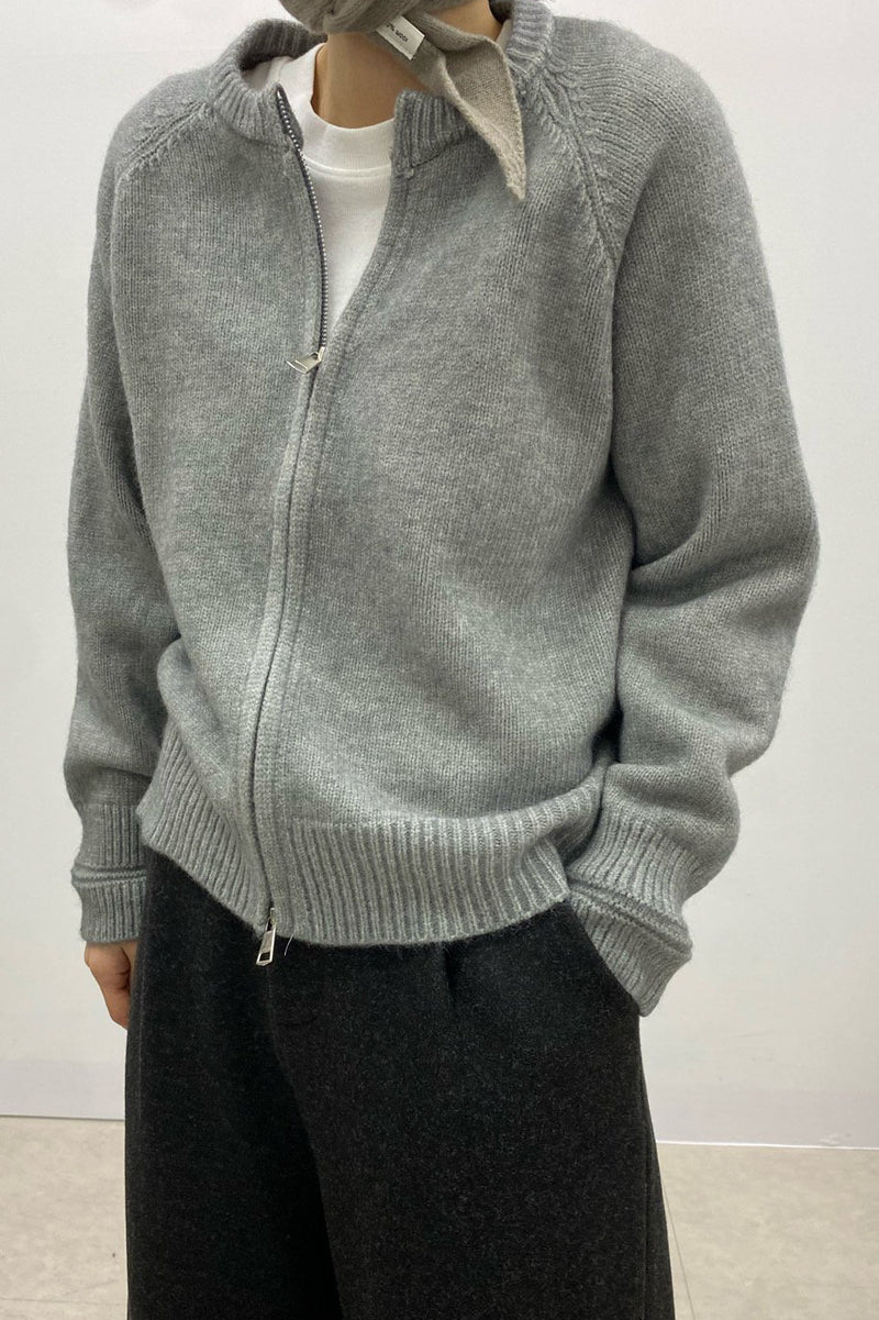 Hatch Zipper Cardigan