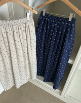 Ditsy Floral Midi Skirt