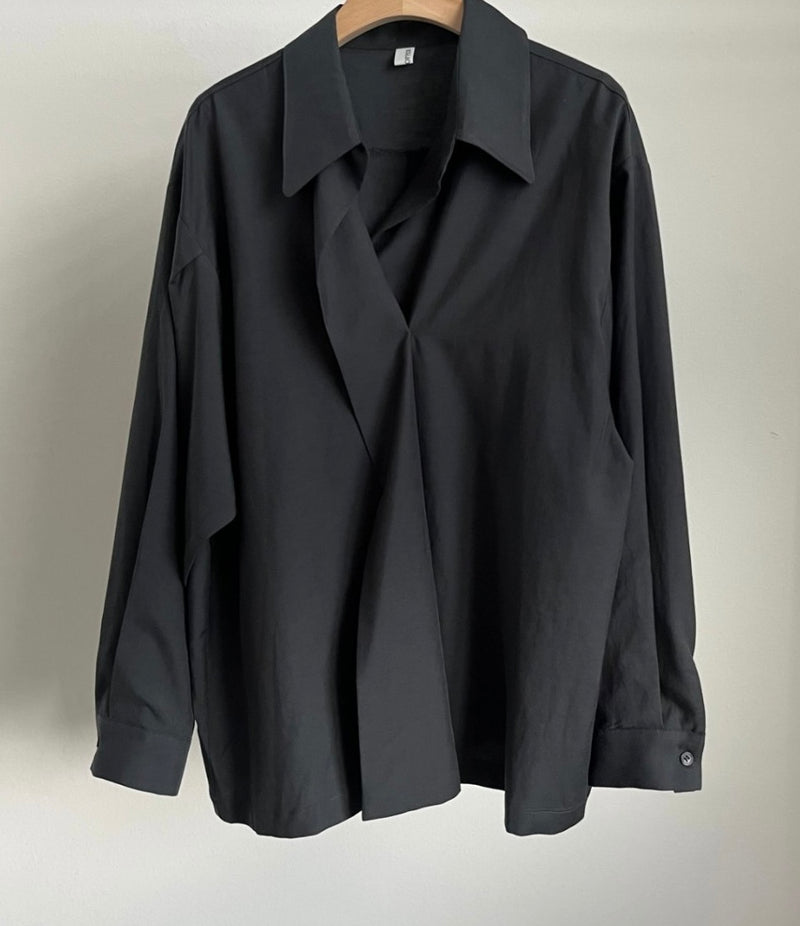 Wrap Tencel Shirt