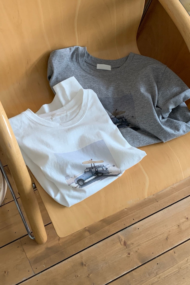 Retro Surf Print Tee