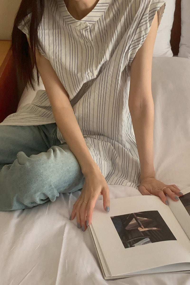 Stella Stripe Long Shirt