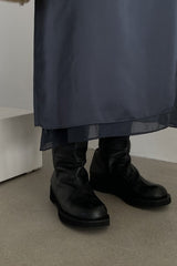 Layered Satin Skirt