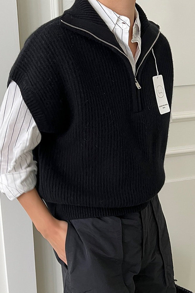 Wool Half Vest