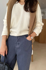 Basic V Neck Knit
