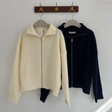 Wednes Knit Zip Up