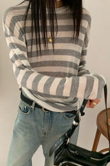 Wool Stripe Tee