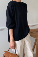 Macaron Boatneck Tee