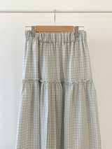 Two-Tier Check Maxi