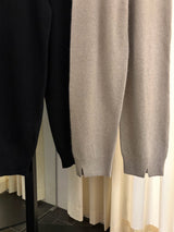Raccoon Knit Pants, women's raccoon wool knit pants