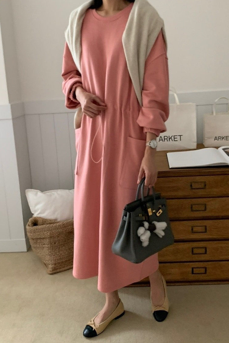 String Terry Dress