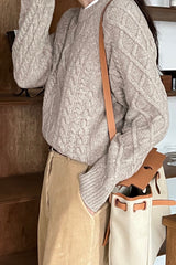 Retro Cable Sweater