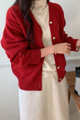 Modern Button Cardigan