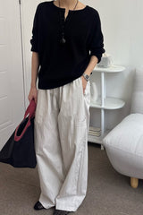 Button Round Knit