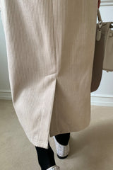 Corduroy H-line Skirt
