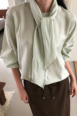 Versatile Scarf Blouse