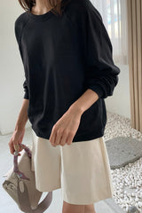 Linen Raglan Tee