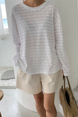 Slub Stripe Tee