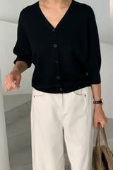 Soft V Neck Cardigan