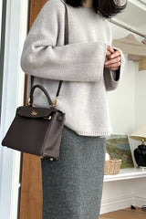 Flare Sleeve Wool Sweater