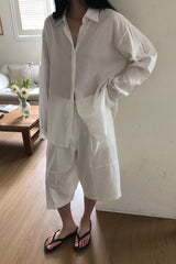 Overfit Linen Shirt