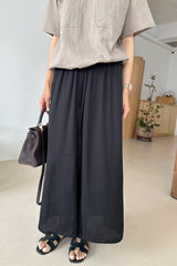 Satin Skirt Pants