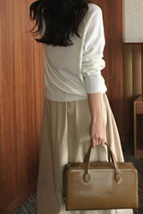 Cashmere V-neck Knit