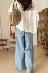 Layered Back Pintuck Shirt