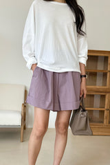 Roll Up Banded Shorts